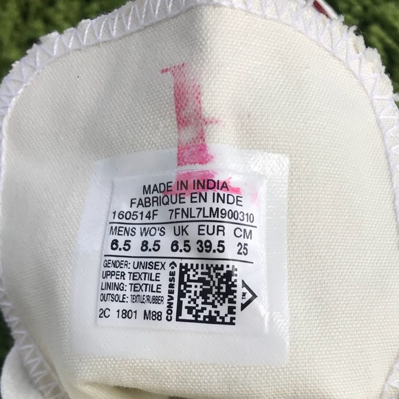 NWT Converse Ctas HI White Stars 🌟 W AUTHENTIC - Picture 6 of 7